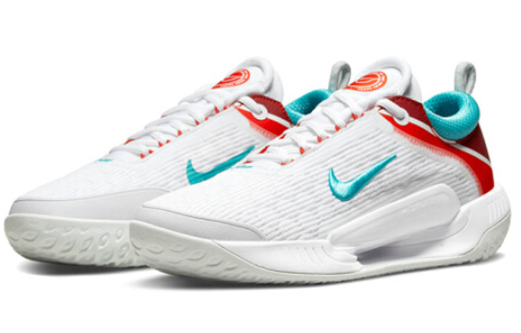 Shop Nike NikeCourt Zoom NXT 'White Habanero Red Washed Teal' DH0219-136