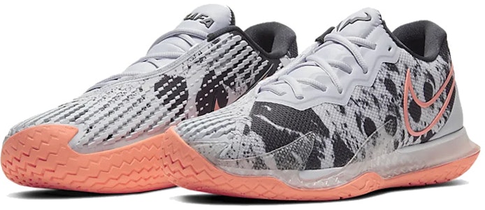 Nike NikeCourt Zoom Vapor Cage 4 'Kelabu Langit Mango' CD0424-006 Lookbook Nike NikeCourt Zoom Vapor Cage 4 'Kelabu Langit Mango' CD0424-006