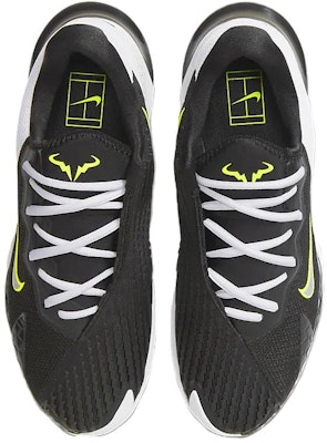 Nike NikeCourt Zoom Vapor Cage 4 Rafa 'Black White Volt' HQ1653-001 Lookbook Nike NikeCourt Zoom Vapor Cage 4 Rafa 'Black White Volt' HQ1653-001