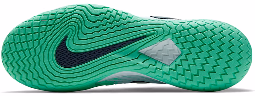 Nike NikeCourt Zoom Vapor Cage 4 Rafa 'Abu Bola Sepak Hijau Glow' DD1579-024 Details for Nike NikeCourt Zoom Vapor Cage 4 Rafa 'Abu Bola Sepak Hijau Glow' DD1579-024