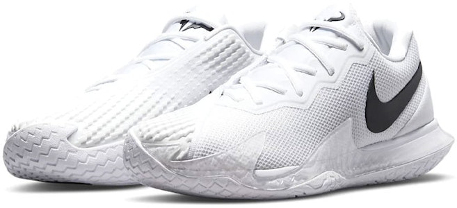 Nike NikeCourt Zoom Vapor Cage 4 Rafa 'Putih Hitam' DD1579-124 Lookbook Nike NikeCourt Zoom Vapor Cage 4 Rafa 'Putih Hitam' DD1579-124
