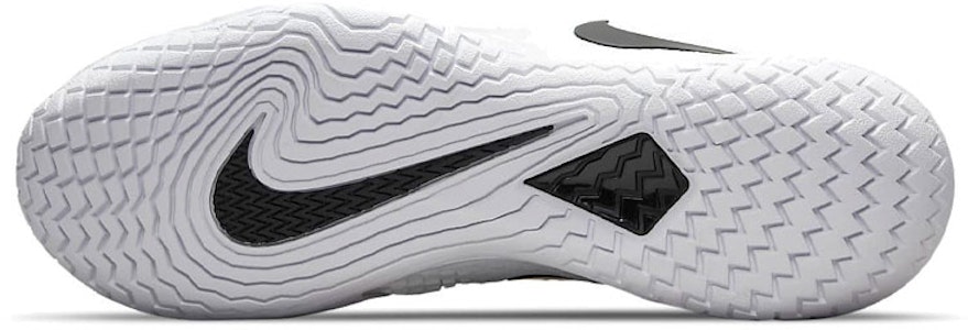 Nike NikeCourt Zoom Vapor Cage 4 Rafa 'Putih Hitam' DD1579-124 Details for Nike NikeCourt Zoom Vapor Cage 4 Rafa 'Putih Hitam' DD1579-124