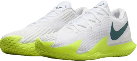 Nike NikeCourt Zoom Vapor Cage 4 Rafa 'Putih Volt Geode Teal' DD1579-107 Lookbook Nike NikeCourt Zoom Vapor Cage 4 Rafa 'Putih Volt Geode Teal' DD1579-107