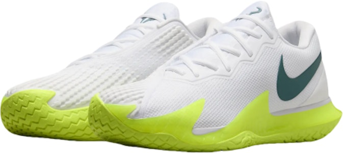 Nike NikeCourt Zoom Vapor Cage 4 Rafa 'Blanco Volt Geode Teal' DD1579-107 Lookbook Nike NikeCourt Zoom Vapor Cage 4 Rafa 'Blanco Volt Geode Teal' DD1579-107