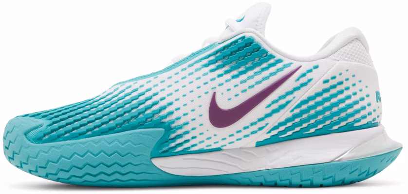 Nike NikeCourt Zoom Vapor Cage 4 Rafa 'Putih Teal Pudar' DD1579-153 Lookbook Nike NikeCourt Zoom Vapor Cage 4 Rafa 'Putih Teal Pudar' DD1579-153