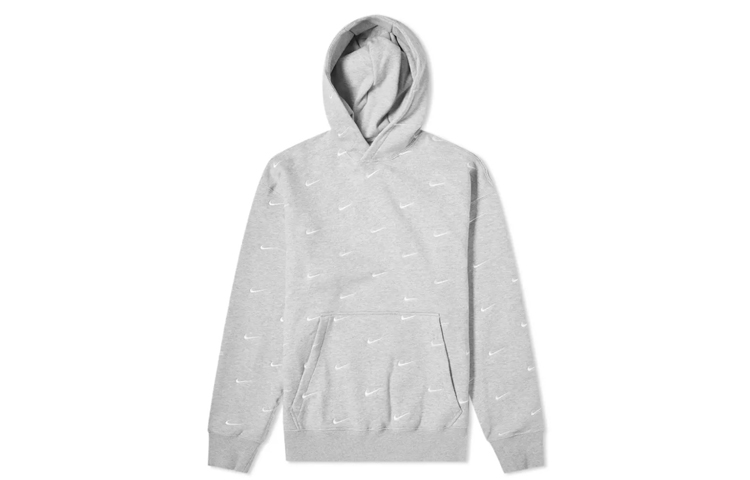 Nike NRG Swoosh Logo Hoodie Grey CJ8907-050