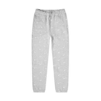 Nike NRG Swoosh Logo Print Grey Joggers for Men CJ8905-050