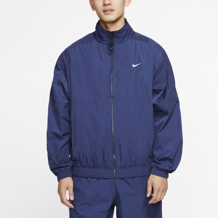 Nike NRG Track Stand Collar Jacket Blue CD6543-410 圖 4