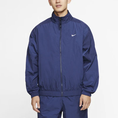 Nike NRG Track Stand Collar Jacket Blue CD6543-410 Shop Nike NRG Track Stand Collar Jacket Blue CD6543-410