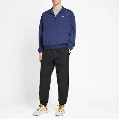 Nike NRG Track Stand Collar Jacket Blue CD6543-410 Details for Nike NRG Track Stand Collar Jacket Blue CD6543-410