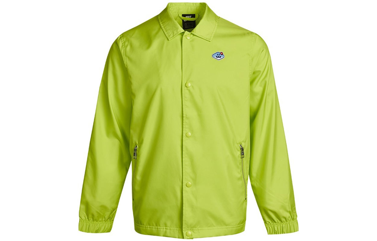 Nike NSW Airmoji Woven Jacket Green Casual Shirt-style Outerwear DA8735-389