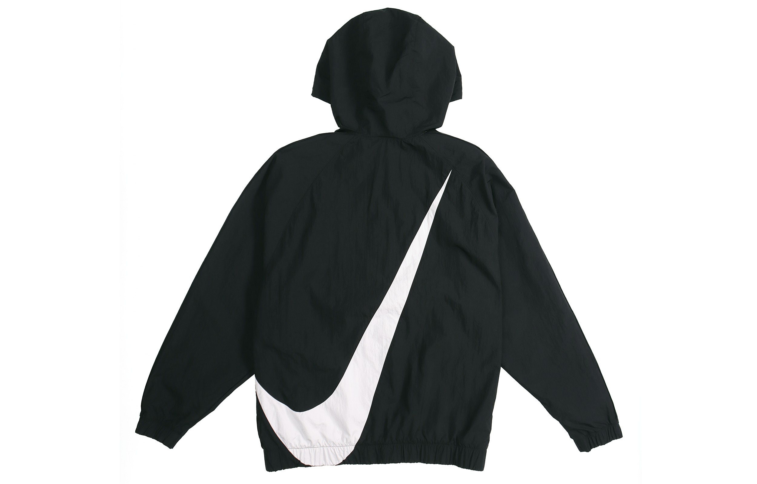 Lookbook Nike NSW 大勾半拉鍊帽T外套 黑色 男士春季外套 CD0420-010