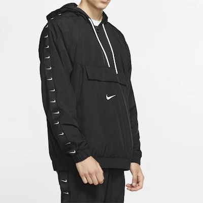 Nike NSW 大勾半拉鍊帽T外套 黑色 男士春季外套 CD0420-010 Shop Nike NSW 大勾半拉鍊帽T外套 黑色 男士春季外套 CD0420-010