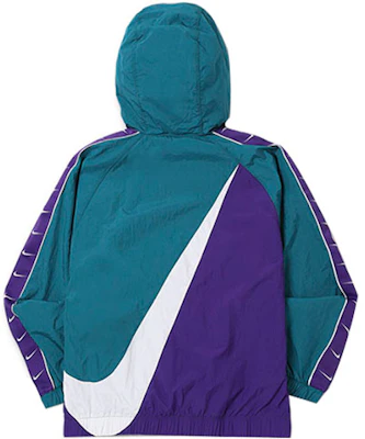 Nike NSW Big Swoosh Half-Zip Retro Jacket Blue Green - Vintage Style Hoodie CD0420-381 Buy Nike NSW Big Swoosh Half-Zip Retro Jacket Blue Green - Vintage Style Hoodie CD0420-381