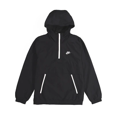 Nike NSW CE Half-Zip Hooded Anorak Jacket Black Spring Edition AR2213-010
