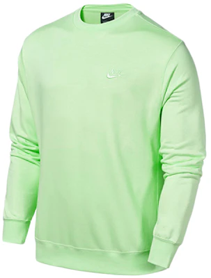 Nike NSW Club French Terry Crewneck Sweatshirt Steam Green Hijau Terang BV2667-376 Buy Nike NSW Club French Terry Crewneck Sweatshirt Steam Green Hijau Terang BV2667-376