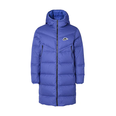 Nike NSW Down-Fill Windrunner Shield Long Jacket Winter Blue Coat CU4409-430