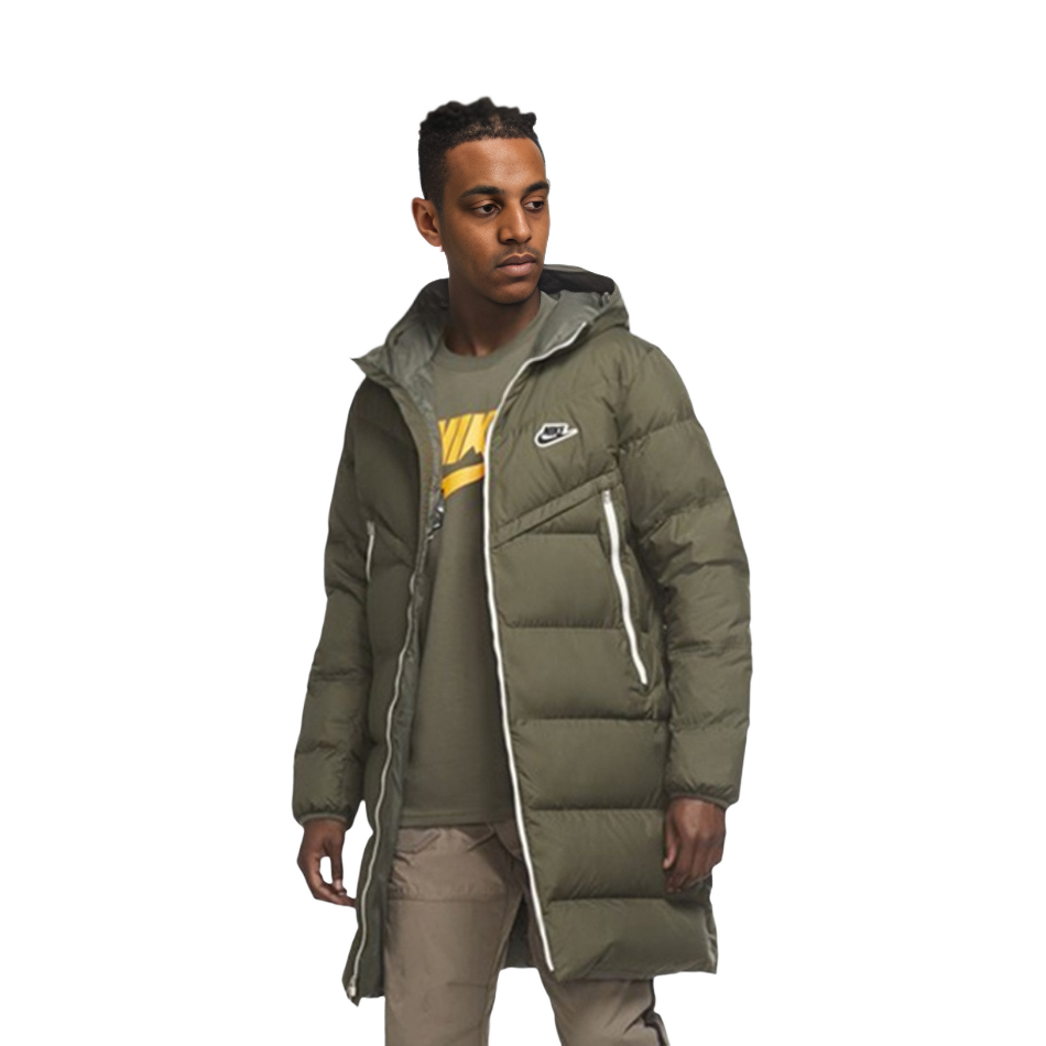 Purchase Nike Nsw Down-Fill Windrunner Shield Long Winter Coat Green CU4409-380