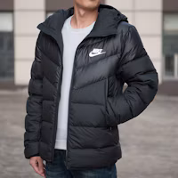 Purchase Nike NSW 羽絨連帽外套, 冬季黑色大衣 CU0226-010