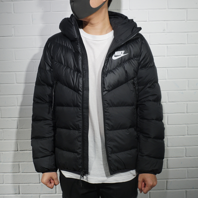 Details for Nike NSW Down-Filled Hooded Jacket, Winter Black Coat CU0226-010