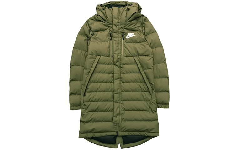Order Nike NSW Down-Filled Hooded Parka Winter Jacket Green () AJ7949-222