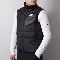 Shop Nike NSW Down Fill Black Sleeveless Winter Puffer Vest CV8975-010