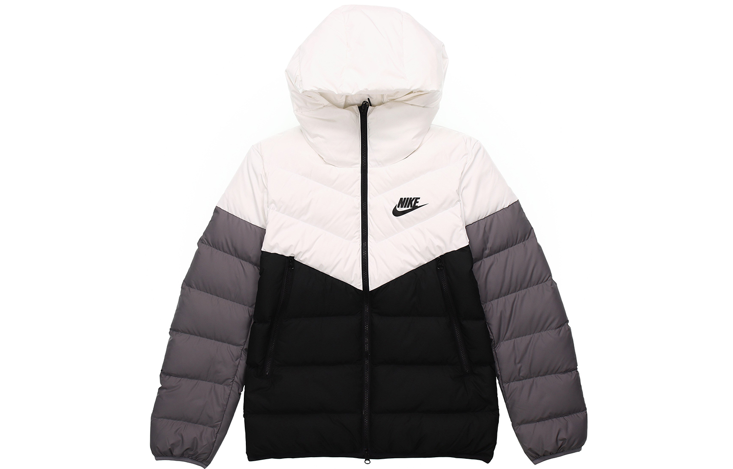 Order Nike NSW Down Fill Water-Repellent Hooded Jacket Winter Black/White CU0226-100