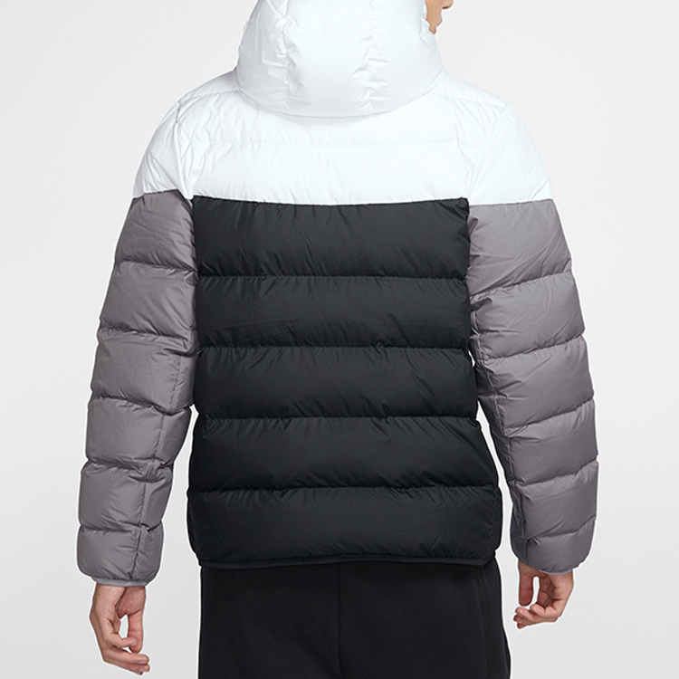 Purchase Nike NSW Down Fill Water-Repellent Hooded Jacket Winter Black/White CU0226-100