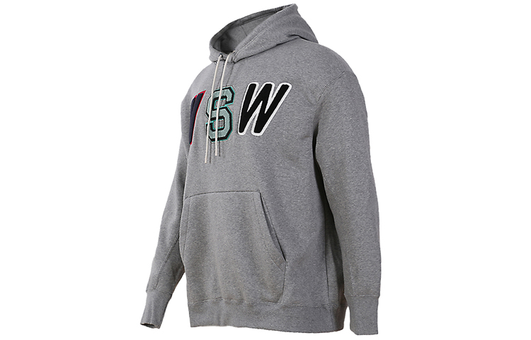 Nike NSW Oversized Fleece Pullover Hoodie Casual Sweatshirt Grey 943574-091