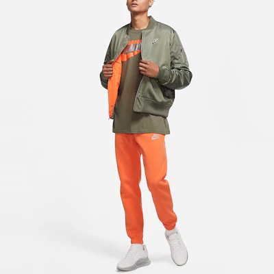 Nike NSW Punk 3D Logo Air Force Pilot Jaket Kelabu Hijau CZ1670-380 Shop Nike NSW Punk 3D Logo Air Force Pilot Jaket Kelabu Hijau CZ1670-380