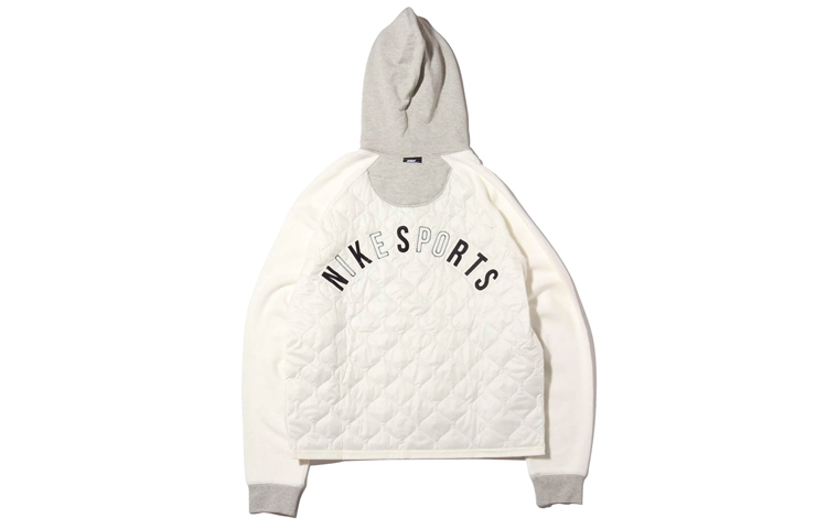 Lookbook 耐克NSW运动包复古针织套头连帽衫白色款式 BV4602-050