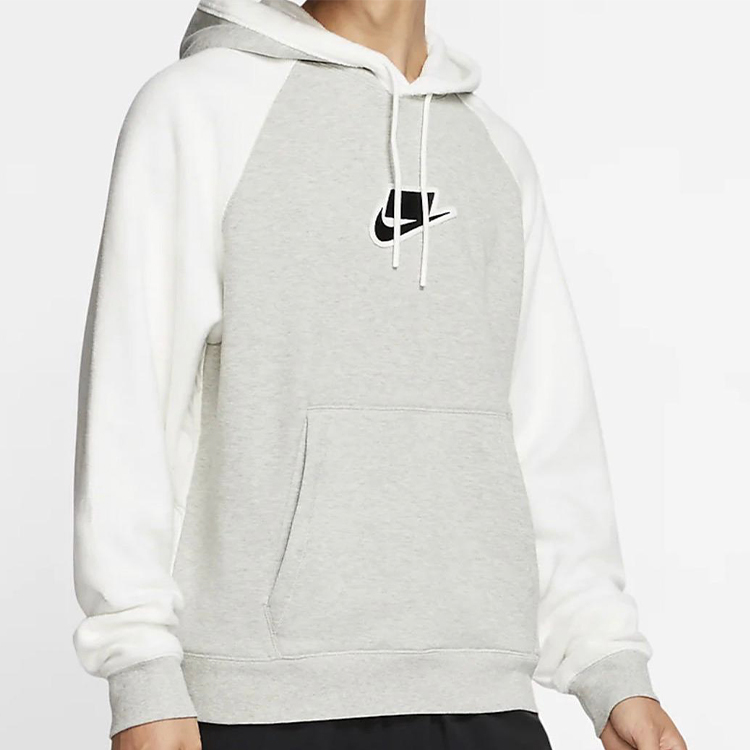 Shop 耐克NSW运动包复古针织套头连帽衫白色款式 BV4602-050