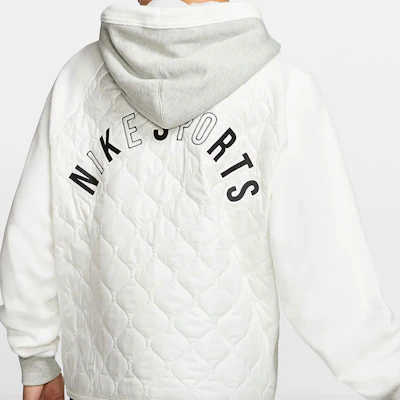 耐克NSW运动包复古针织套头连帽衫白色款式 BV4602-050 Details for 耐克NSW运动包复古针织套头连帽衫白色款式 BV4602-050