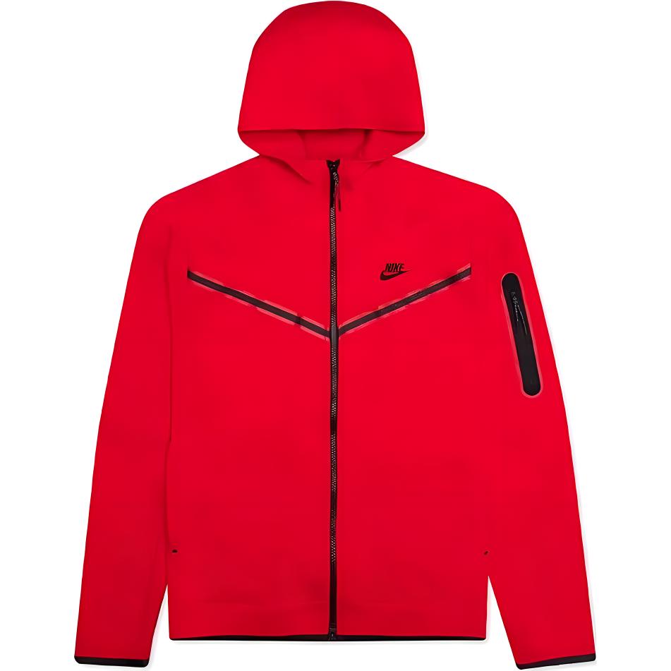 Buy Nike NSW Tech Fleece Zip Hoodie Jaket Merah - Hadiah Musim Semi CU4490-657