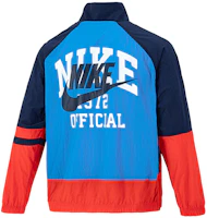 Nike NSW Trend Retro Colorblock Breathable Jacket Deep Sky Blue DD6171-435 Nike NSW Trend Retro Colorblock Breathable Jacket Deep Sky Blue DD6171-435
