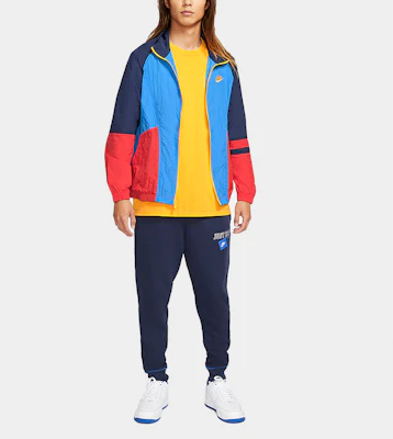 Nike NSW Trend Retro Colorblock Breathable Jacket Deep Sky Blue DD6171-435 Shop Nike NSW Trend Retro Colorblock Breathable Jacket Deep Sky Blue DD6171-435