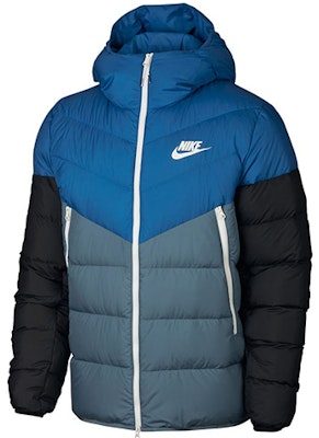 Nike NSW Windrunner Colorblock Down Jacket Blue/Black Winter Coat 928834-486 Buy Nike NSW Windrunner Colorblock Down Jacket Blue/Black Winter Coat 928834-486