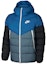 Buy Nike NSW Windrunner Colorblock Down Jacket Blue/Black Winter Coat 928834-486