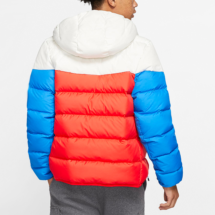 Purchase Nike NSW Windrunner Down-Fill Puffer Jacket Winter Red/Blue/White 928834-133