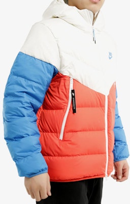 Nike NSW Windrunner Down-Fill Puffer Jacket Winter Red/Blue/White 928834-133 1