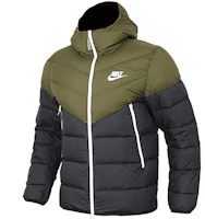 Nike NSW Windrunner Downfill Hooded Jacket Winter Green/Black 928834-395 Nike NSW Windrunner Downfill Hooded Jacket Winter Green/Black 928834-395