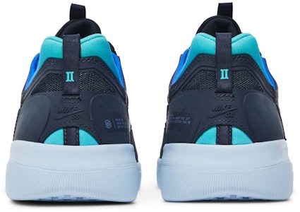 耐吉 SB Nyjah Free 2 低幫滑板鞋 男款 黑藍 Details for 耐吉 SB Nyjah Free 2 低幫滑板鞋 男款 黑藍