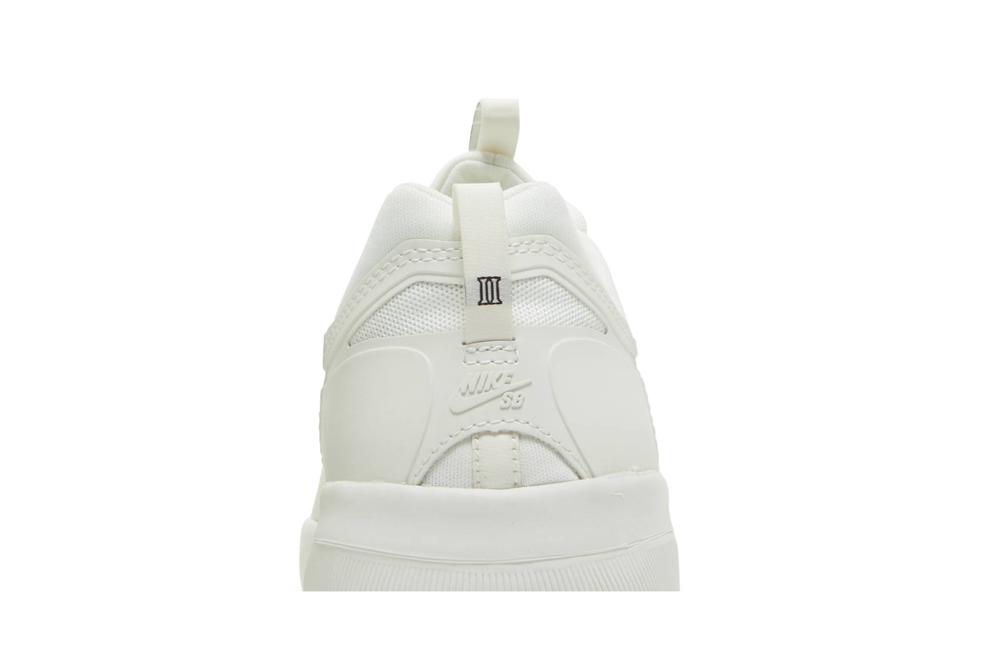 Sizing Nike Nyjah Free 2 SB 'Triple White' Lelaki Kasut Sukan Putih BV2078-109