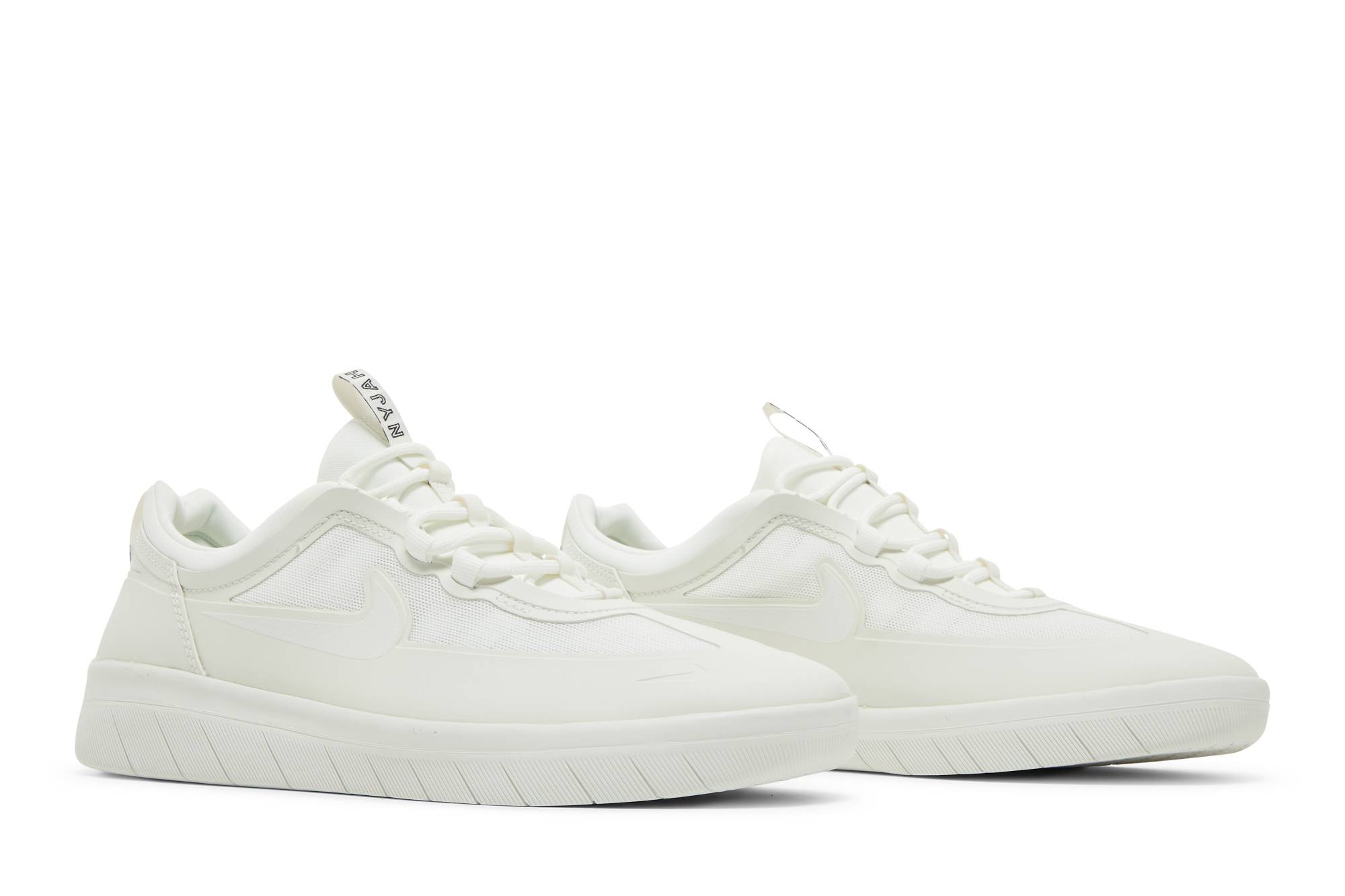 Cheap Nike Nyjah Free 2 SB 'Triple White' Lelaki Kasut Sukan Putih BV2078-109