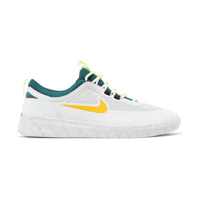 Nike Nyjah Free 2 SB 'White Geode Teal Gold'