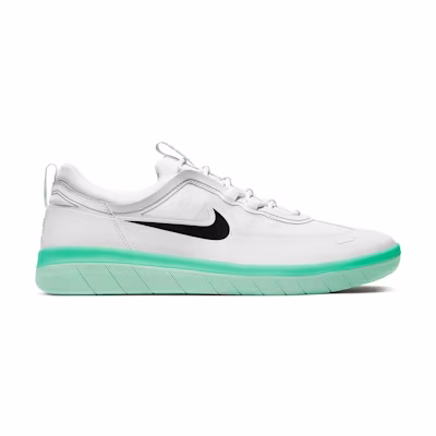 Nike Nyjah Free 2 SB 'White Green Glow'