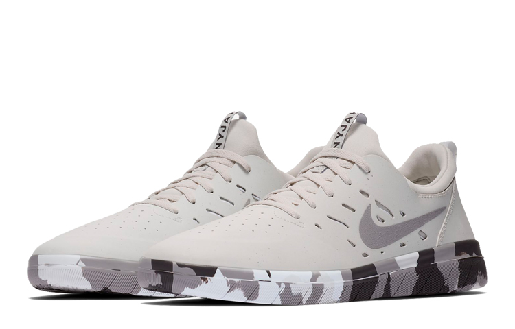 Lookbook Nike Nyjah Free Premium SB ''Platinum Gris Tonnerre'' AO0805-001