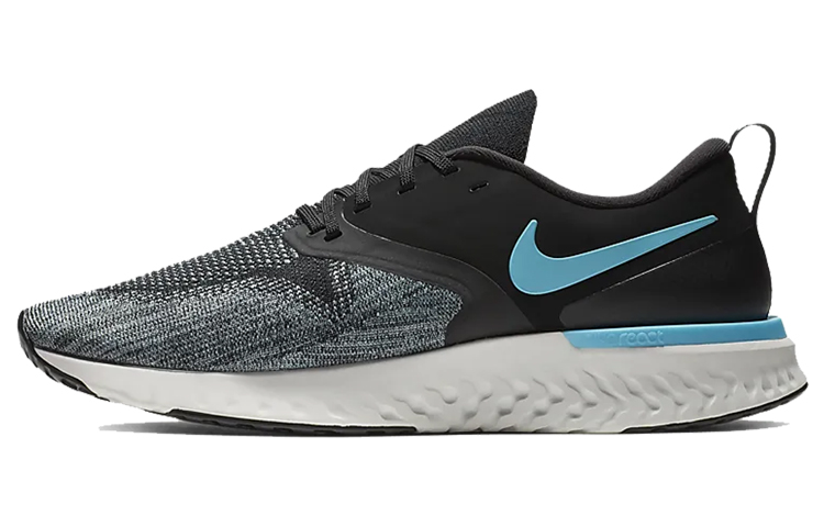 Nike Odyssey React 2 Flyknit 'Black Aviator Grey' AH1015-002