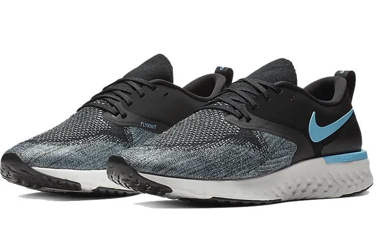 Lookbook Nike Odyssey React 2 Flyknit ''Schwarz Aviator Grau''. AH1015-002