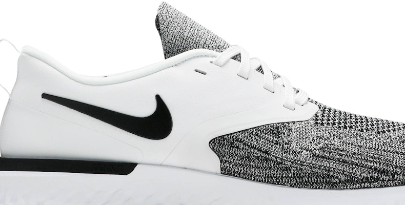 Nike Odyssey React 2 Flyknit 'White Black' AH1015-100 Order Nike Odyssey React 2 Flyknit 'White Black' AH1015-100